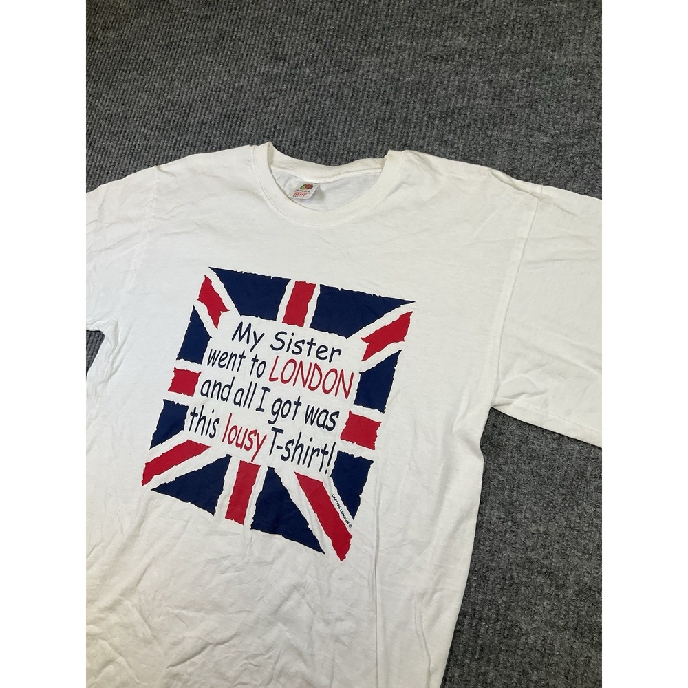 Vintage Went To London And I Got This Lousy T Shirt 90s Fruit Of The Loom